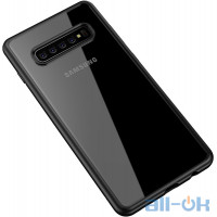 Чохол-накладка Ipaky Bright Series/TPU frame With Clear PC Case Samsung Galaxy S10 Plus Black